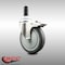 Service Caster 5 Inch 316SS Thermoplastic Rubber Swivel 3/4 Inch Stem Caster Lock Brake SCC SCC-SS316TTLEX20S514-TPRB-34 - alternate 3